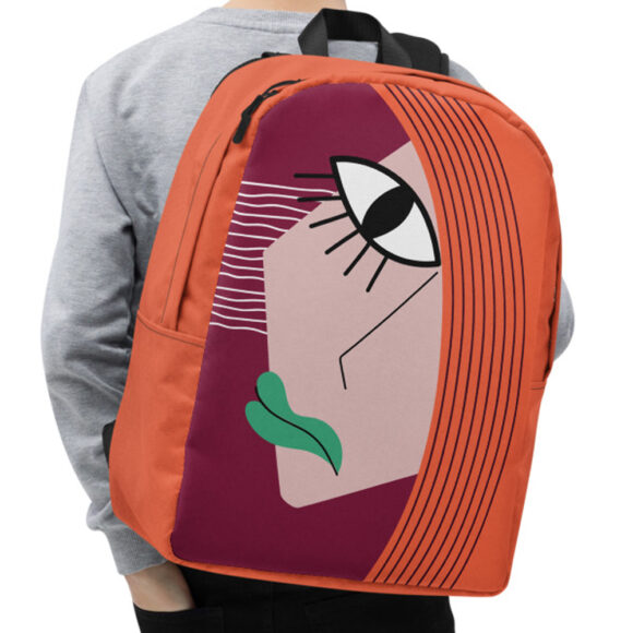 Colorblock Muse Minimalist Backpack