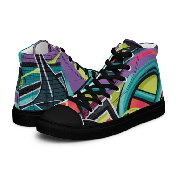 High-Top Canvas Shoes