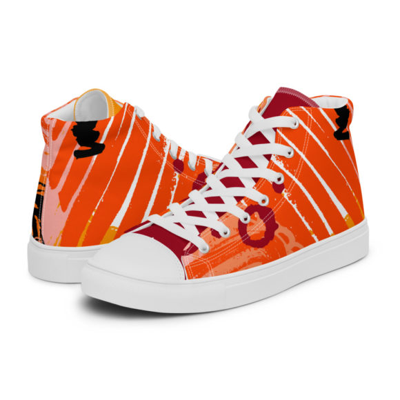 High-Top Canvas Shoes